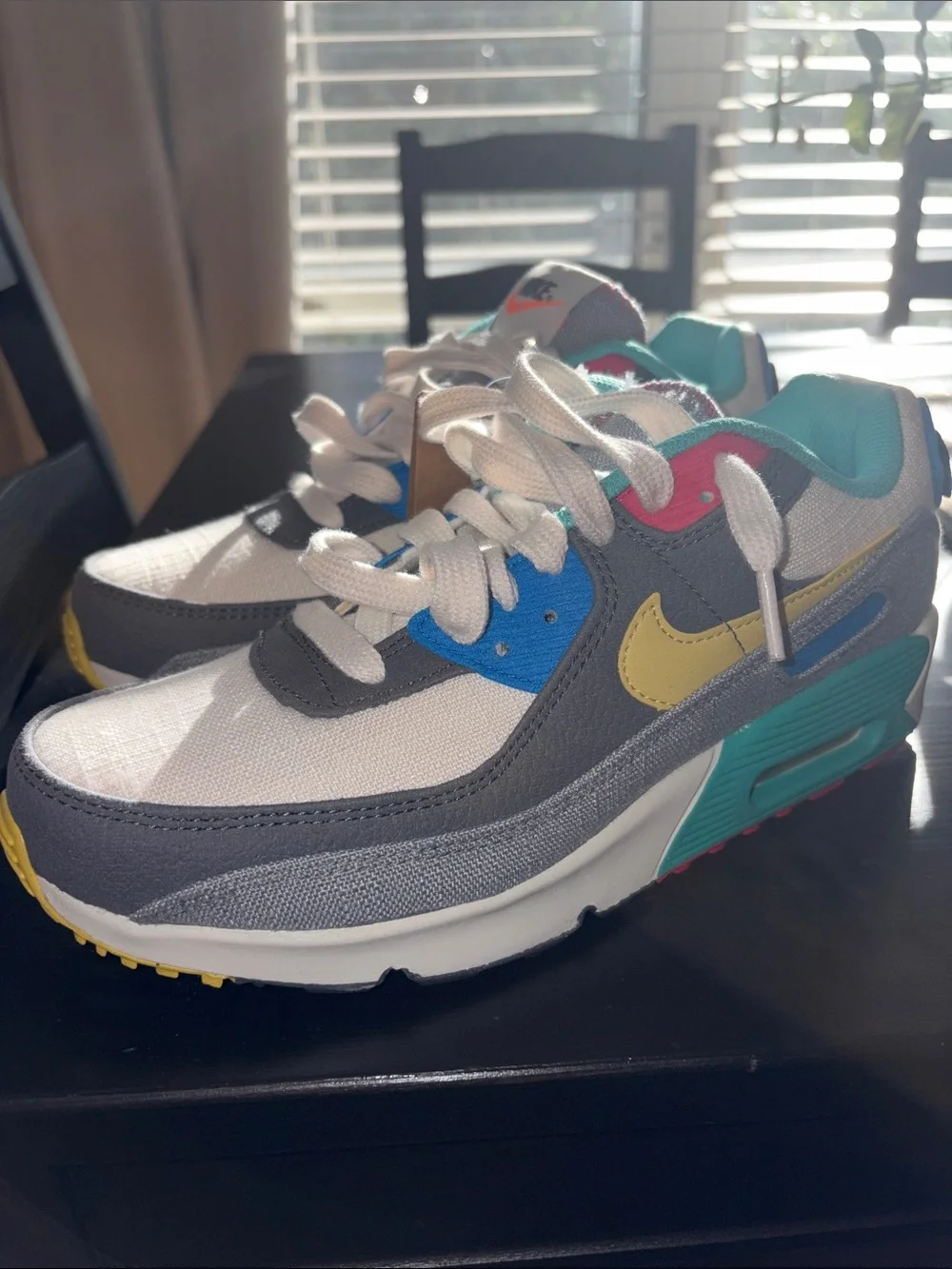 Nike Air Max 90 Air Sprung Caterpillar GS Grade School Size 5.5Y DN4415 001